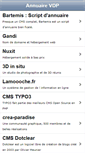 Mobile Screenshot of annuaire.vdp-digital.com